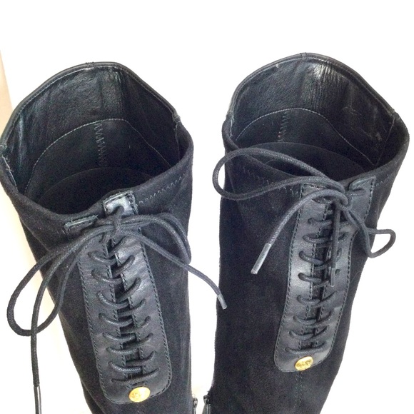 Guess Lace Up Leather Boots - Picture 7 of 7